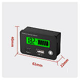 Індикатор рівня акумулятора 12 В з Type-C зелений екран DC8-30V, фото 5