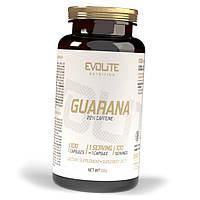Гуарана с кофеином Evolite Nutrition Guarana 22% Caffeine 100 капсул