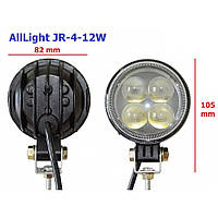 Светодиодная фара дальнего света AllLight JR-4-12W 4chip EPISTAR 9-30V DS