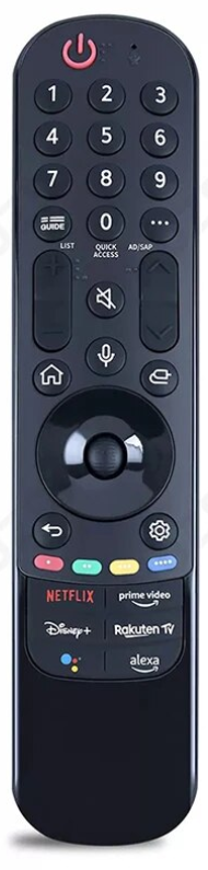 Пульт для LG Magic Remote AN-MR22GA (AKB76039901) з мікрофоном для телевізорів LG 2020-2022р