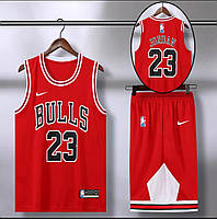 Комплект красная баскетбольная форма Джордан 23 Чикаго Буллс Jordan Chicago Bulls