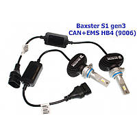 Светодиодные лампы Baxster S1 gen3 HB4 (9006) 5000K CAN+EMS DS