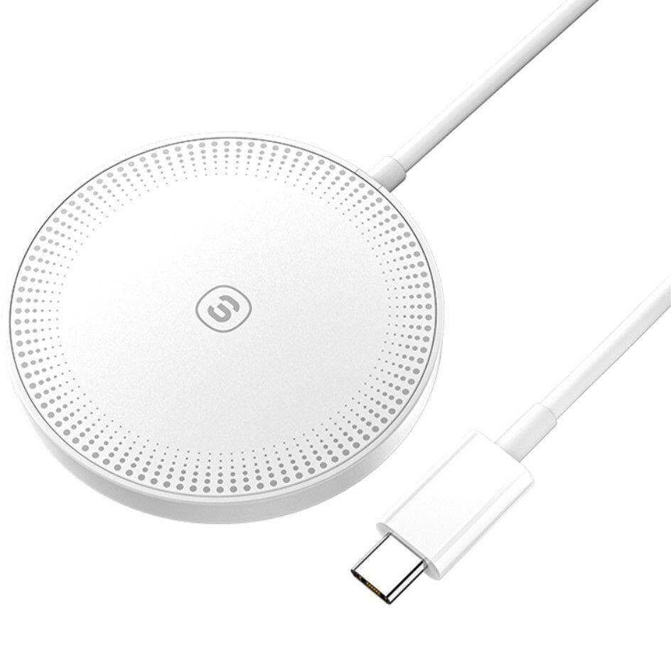 Беспроводное зарядное устройство ESSAGER Magnetic Wireless Charger (15W) - White - фото 1 - id-p2002986510