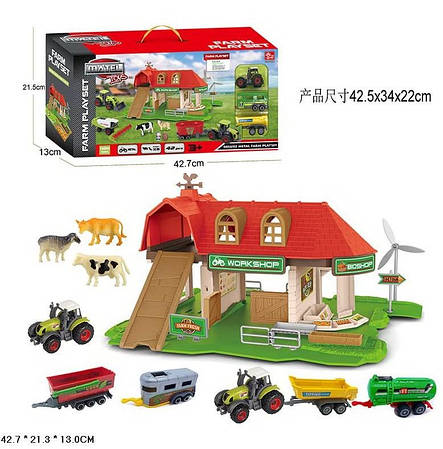 Ігровий набір Ферма з тваринами та технікою, фото 2