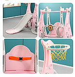 Дитячий ігровий комплекс 3в1 Terrio “Terri” Блакитний, фото 5