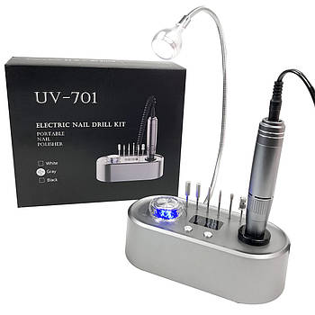 Фрезер для манікюру Nail Master UV-701 40 000 об/хв стильний апарат манікюрна машинка для нігтів