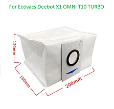 Мішок для робота-пилососа ECOVACS Deebot OZMO T10 T10 Turbo (DBX23) T10 Plus (DBX33) X1 X1 Plus T20 10шт, фото 4