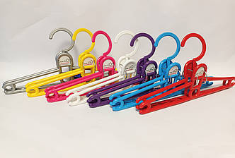 Вішалка затискачем для одягу 32 см пластикова