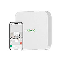 IP відеореєстратор Ajax NVR (16ch) (8EU) 8/16-канальний до 4 К White