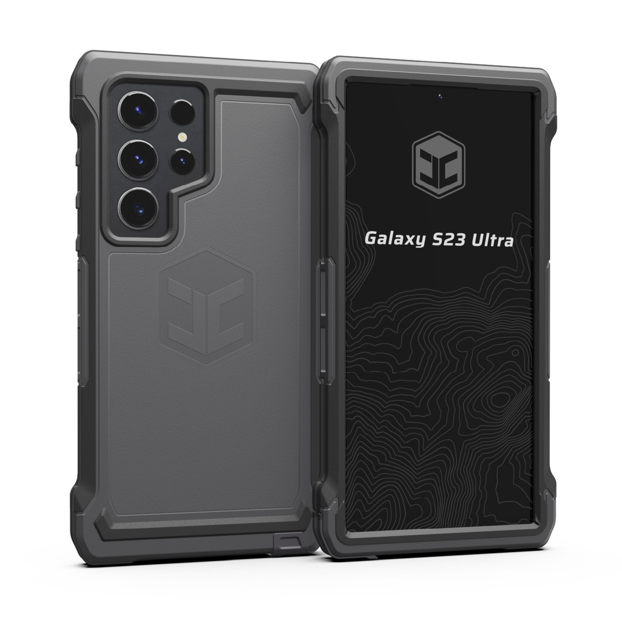 Чохол протиударний Juggernaut ENDVR S23 Ultra Case, Розмір: Large, Колір: Gunmetal Grey, JG.ENDVR.S23U-GM, фото 1