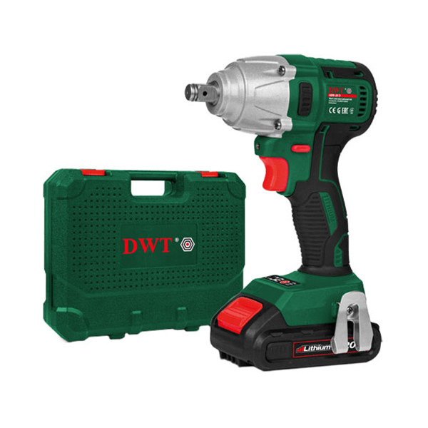 Ударний акумуляторний гайковерт DWT ABW-20 D-2 BMC : 300 Нм, квадрат 1/2 (акум. 2шт 2ампера і зарядка), фото 1
