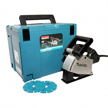 Професійний штроборіз Makita SG1251J : 1400 Вт, диск 125 мм, 3 см глибина, 10000 об/хв