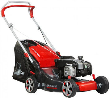 Бензинова газонокосарка Efco LR 48 PBQ Comfort plus: 1000-1400 м2, захоплення 46 см, висота зрізу-28-75мм, травозбірник 70 л, муль