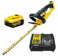 Кусторез аккумуляторный DeWALT DCMHT563P1 + акб + зарядное: длина ножа 550 мм, вес 2,9 кг VD