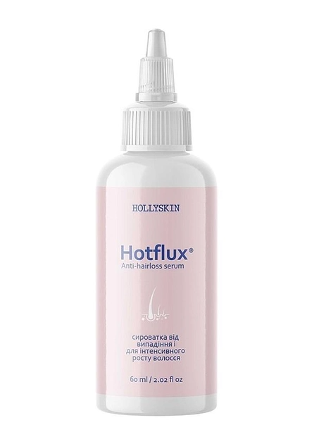 Сироватка від випадіння і для інтенсивного росту волосся HOLLYSKIN Hotflux 60 ml, фото 1