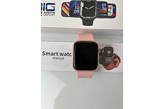 Розумний смарт годинник Smart Watch Т900 PRO MAX bluetooth з крокоміром пульсоміром тонометром лічильник калорій Рожевий, фото 6