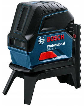 Лазерний нівелір Bosch GCL 2-15 з кріпленням RM 1 Professional (0601066E00) : 2 лінії / 2 крапки, червоний промінь