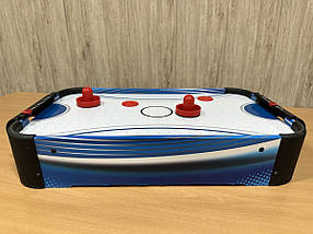 Настільний аерохокей Artmann Ice Magic дитячий домашній міні дерев'яний повітряний хокей, фото 2