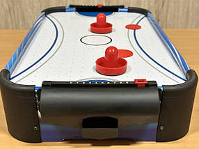 Настільний аерохокей Artmann Ice Magic дитячий домашній міні дерев'яний повітряний хокей, фото 4