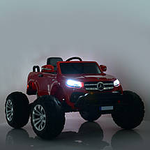 Дитячий електромобіль Bambi M 4786EBLRS-3 (24V) Mercedes джип акумуляторний на пульті управління одномісний, фото 2