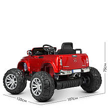 Дитячий електромобіль Bambi M 4786EBLRS-3 (24V) Mercedes джип акумуляторний на пульті управління одномісний, фото 3