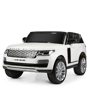 Дитячий електромобіль Bambi M 4175EBLR-1 Land Rover джип акумуляторний на пульті керування двомісний Білий