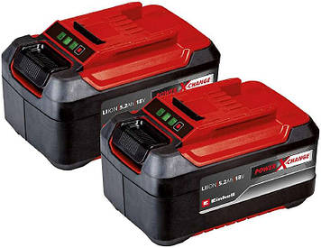 Акумулятор Einhell Power-X-Change Twinpack 2x 18V 5,2 Ah (4511526)