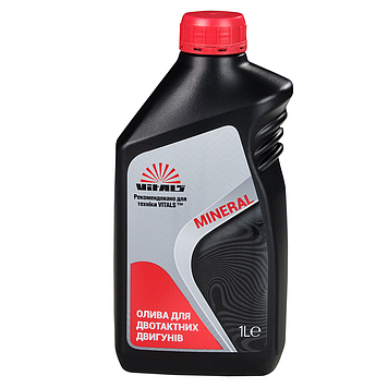 Якісна олива для 2-тактних двигунів Vitals Mineral, 1л  (156782)