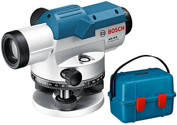 Рівень-нівелір оптичний Bosch GOL 26 D (0601068000): 360 градусів, до 100м, 26х зум