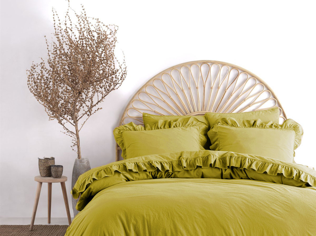 Постільна білизна Limasso Stonewashed Exclusive Ranforse 200 х 220 см Lemonade