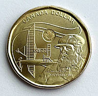 Канада 1 доллар 2022, 175 лет со дня рождения Александра Грейама Белла. UNC