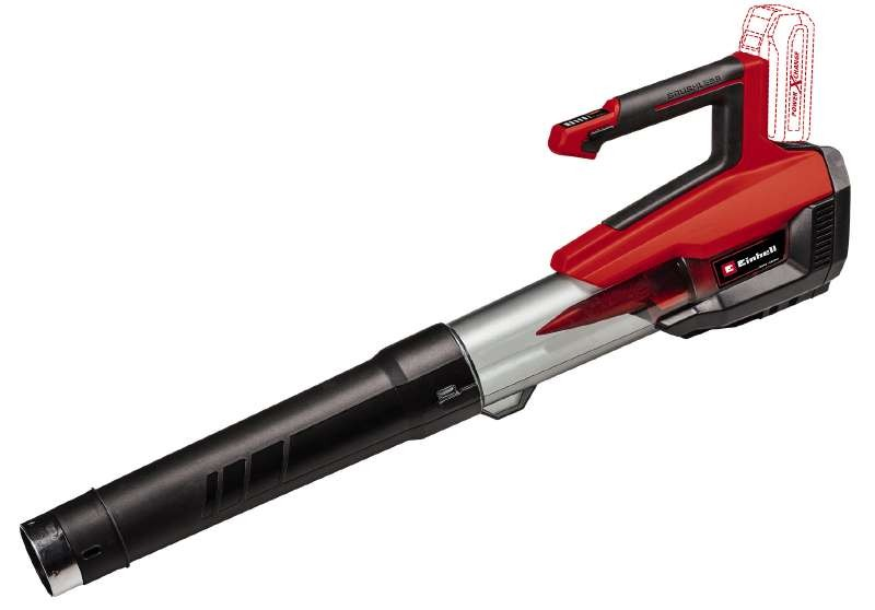 Якісна повітродувка акумуляторна Einhell GP-LB 18/200 Li E-Solo : з АКБ 18V 2.5 Ah, 18000 об/хв, 200 км/год, фото 1
