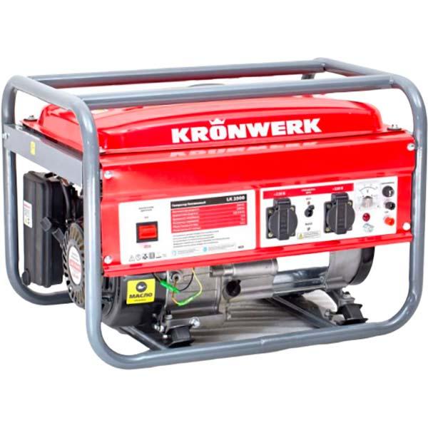 Генератор бензиновий 2.5 / 2.8 кВт 4-х тактний Kronwerk LK 3500 94688