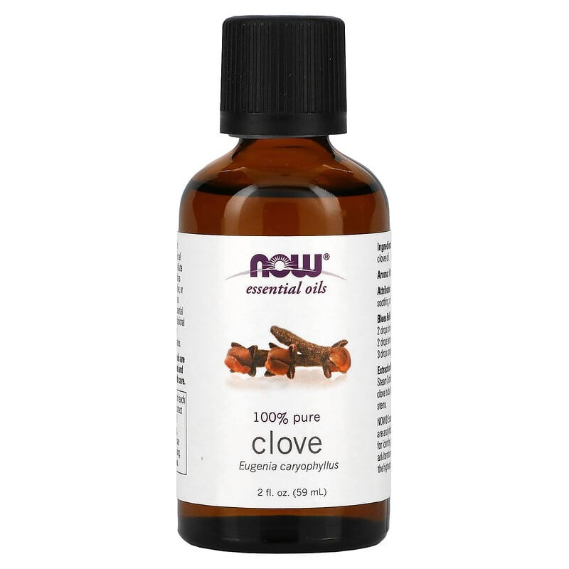 Ефірна олія гвоздики NOW Foods, Essential Oils "Clove" (59 мл)
