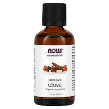 Ефірна олія гвоздики NOW Foods, Essential Oils "Clove" (59 мл)