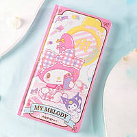 Блокнот-планер + стикеры My Melody (Мелоди) аниме, розовый 18*9 см / FS-2211