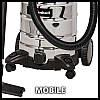 Вакуумний порохотяг 190 мБар/ 30л Einhell TC-VC 1930 SA Kit (2342230), фото 6