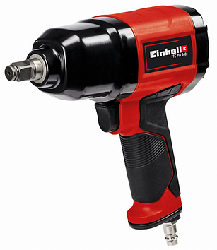 Професійний гайковерт пневматичний для автосервісу Einhell TC-PW 340 : 340 Hm, 142 л/хв, тиск 6.3 бар, пневмо гайковерт