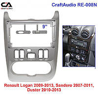 Переходная рамка CraftAudio RE-008N RENAULT Duster 2015-2017, Dacia Duster 2015-2017 DS