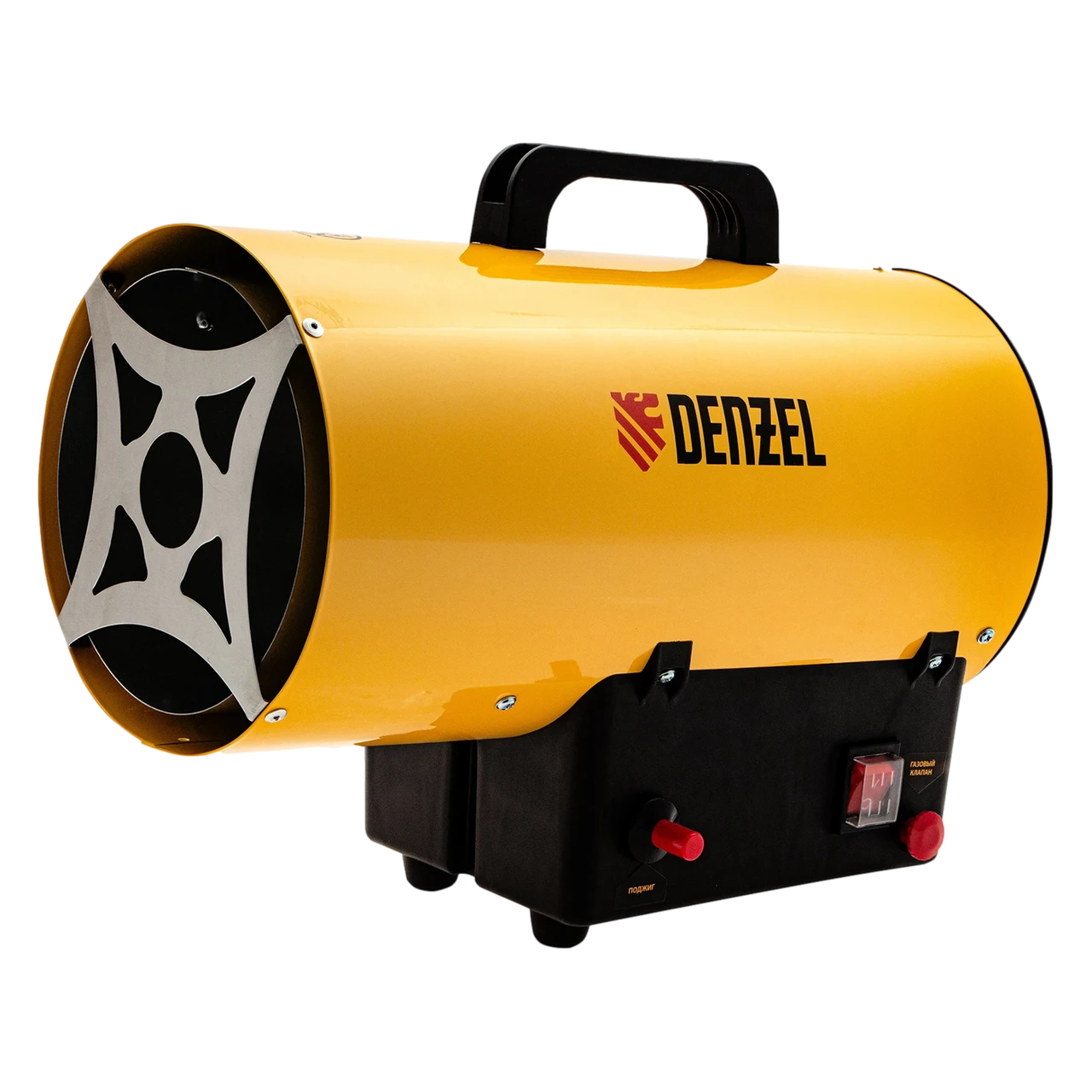 Газова теплова гармата прямого нагріву DENZEL GHG-10 : 100 м2, 10 кВт, 300 м3/ч, пропан-бутан, фото 1