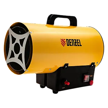Газова теплова гармата прямого нагріву DENZEL GHG-10 : 100 м2, 10 кВт, 300 м3/ч, пропан-бутан