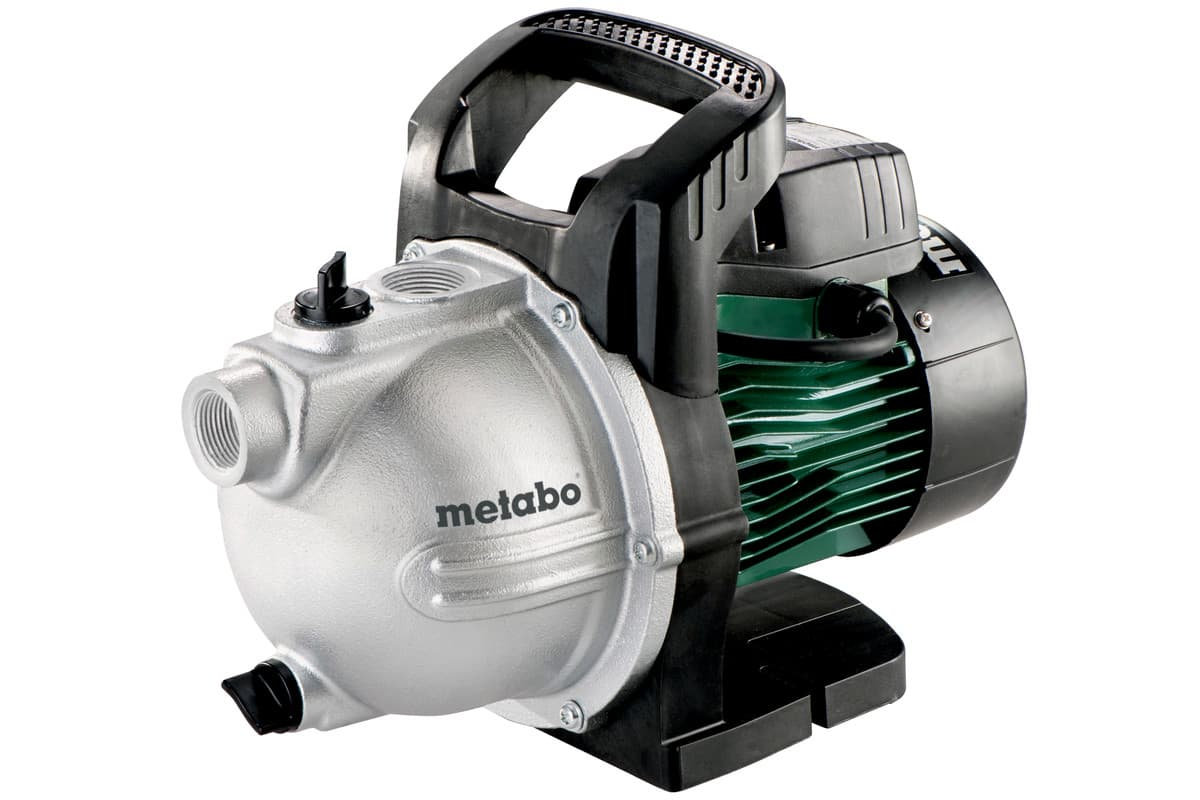 Потужний садовий поверхневий насос Metabo P 3300 G : 900 Вт, 3300 л/год, подача 45 м, тиск 4.5 бар (600963000), фото 1