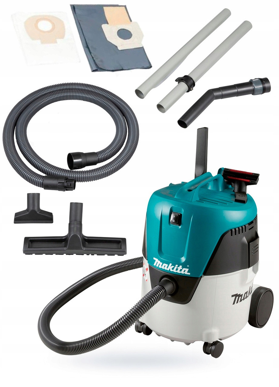Потужний професійний вакуумний промисловий пилосос для прибирання Makita VC2000L : 1000 Вт, 20л - 36 місяців гарантія