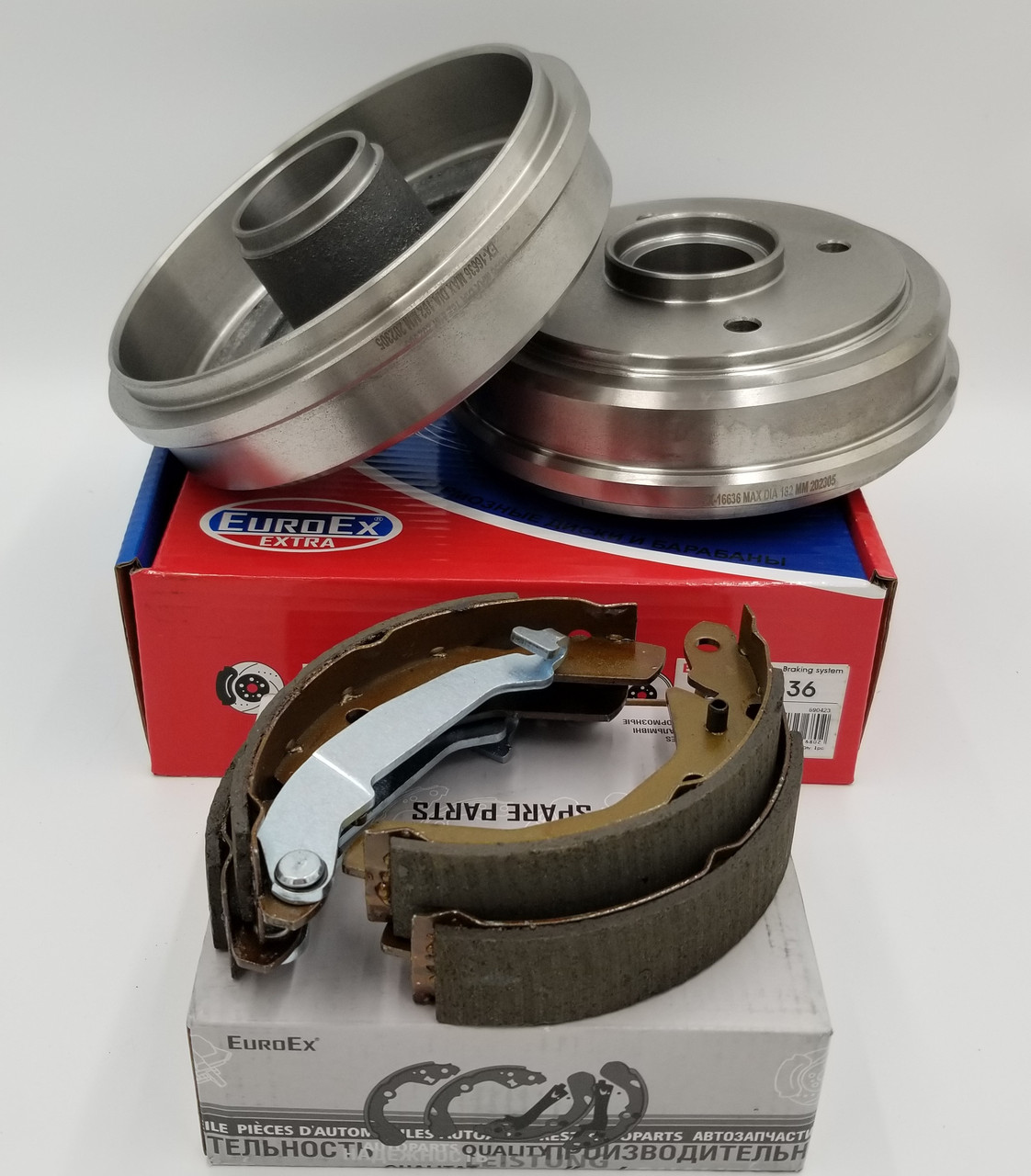Барабани гальмовані з колодками Матіз комплект 2шт. EuroEx Угорщина, фото 1