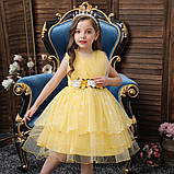 Дитяча ошатна фатинова сукня принцеси для дівчинки на свято у садок, школу/ Вечірні сукні для дітей 6-10 років (зріст 120 130 140), фото 3