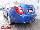 Фаркоп съемный на двух болтах - Chevrolet Sonic (T300) (2011-2016) Шевроле Сонік, фото 5