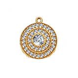 Підвіска срібна з камінням Жіноча підвіска зі срібла Кулон Жіночий кулон 925 проби, фото 2