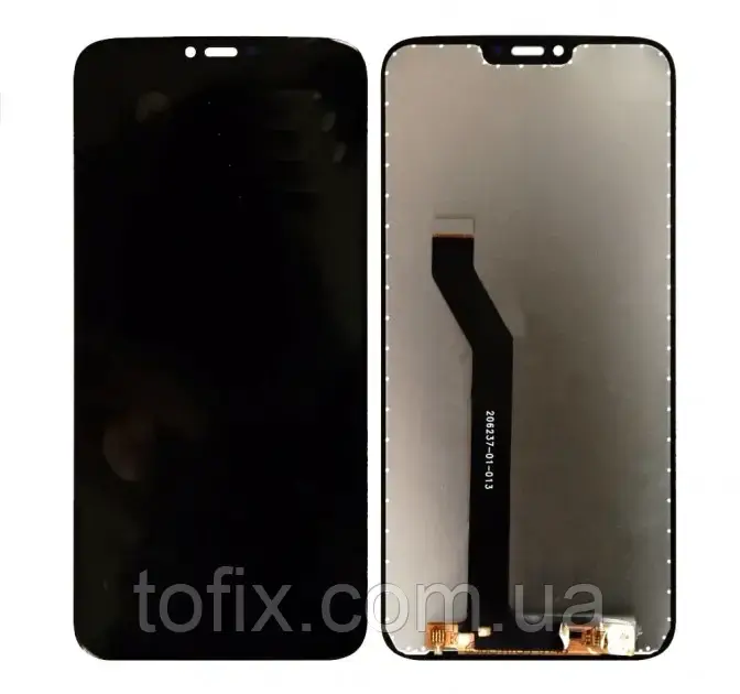 Дисплей Motorola Moto G7 Power (XT1955) модуль у зборі (екран та сенсор) EU Verison, 154mm, оригінал, Чорний