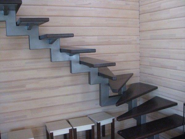 Лестница с перилами модульная крутоизогнутая - фото 9 - id-p2003064610