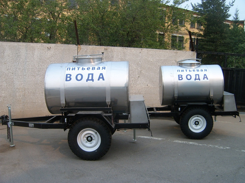 Металлическая цистерна для воды, топлива, бензина из металла, нержавейки, оцинкованная - фото 1 - id-p2003065146